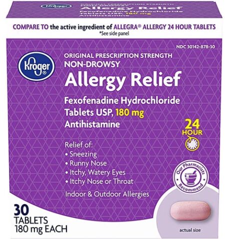 Kroger® Allergy Relief Non-Drowsy -- 30 Tablets