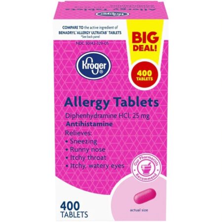 Kroger® Allergy Relief Tablets -- 400 Tablets