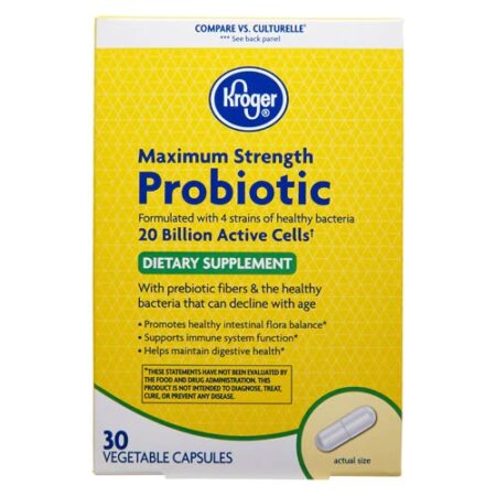 Kroger® Maximum Strength Probiotic -- 30 Vegetable Capsules