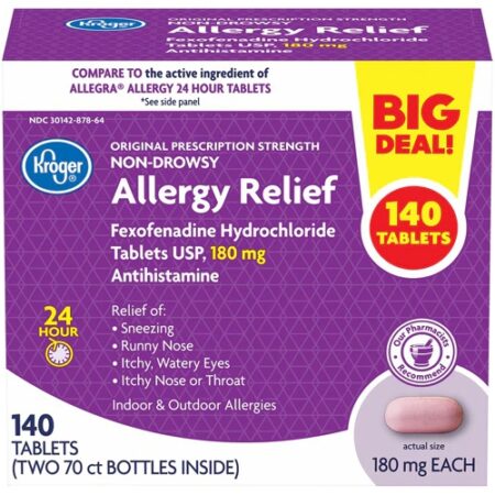 Kroger® Non-Drowsy Allergy Relief Tablets -- 140 Tablets