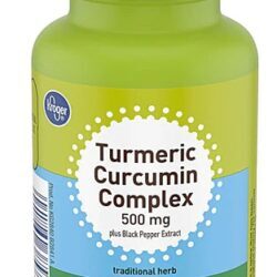 Kroger® Cúrcuma e Curcumina Complexo 500 mg - 60 Cápsulas: Saúde e Bem-Estar Natural