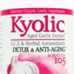 Kyolic Extrato de Alho Envelhecido Detox e Antienvelhecimento - 100 Cápsulas