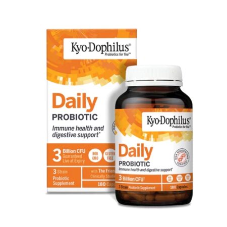 Kyolic Kyo-Dophilus® Daily Probiotic -- 3 billion CFU - 180 Capsules