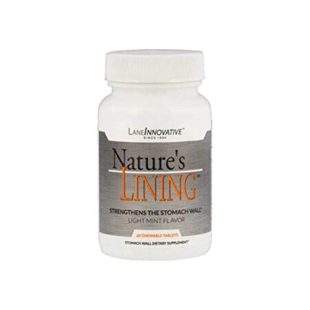 Lane Labs Nature's Lining Light Mint -- 60 Chewable Tablets