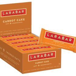 Larabar Barra de Frutas e Nozes Sem Glúten Sabor Bolo de Cenoura - 16 Barras (Aprox. 793g)