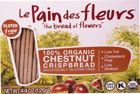 Le Pain des fleurs Organic Crispbread Gluten Free Chestnut -- 4.4 oz