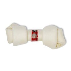 Osso de Couro Natural Lennox The Express Knotted 22-25cm - Petisco Premium para Cães