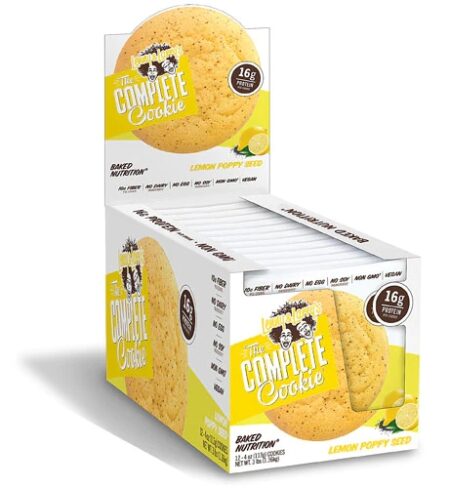 Lenny & Larry's The Vegan Complete Cookie® Lemon Poppyseed -- 12 Cookies