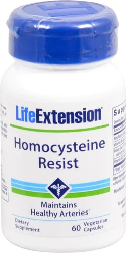 Life Extension Homocysteine Resist 60 Cápsulas Vegetarianas - Saúde Cardiovascular