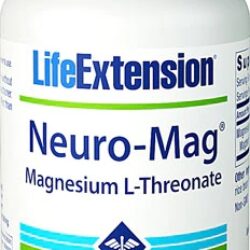Life Extension Neuro-Mag™ Magnésio L-Treonato - 90 Cápsulas Vegetarianas para Cognição e Bem-Estar
