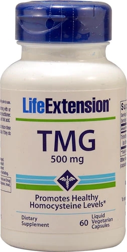 Life Extension TMG 500mg - 60 Cápsulas Líquidas Vegetarianas: Sua Aliada para Bem-Estar e Saúde Mitocondrial