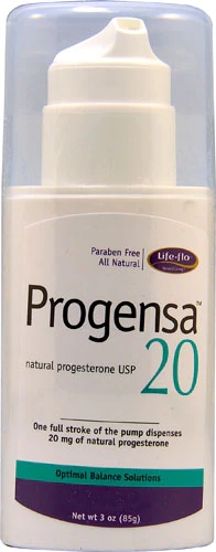 Life-Flo Progensa™ 20 Creme de Progesterona Natural 85g - Bem-Estar Hormonal