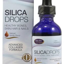 Life-Flo Silica Drops - Gotas de Silício Orgânico e Vitaminas para Cabelos, Pele e Unhas - 59ml (2 fl oz)