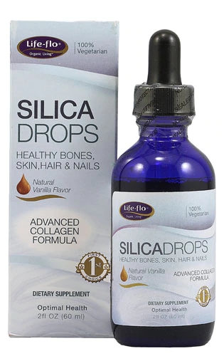 Life-Flo Silica Drops - Gotas de Silício Orgânico e Vitaminas para Cabelos, Pele e Unhas - 59ml (2 fl oz)