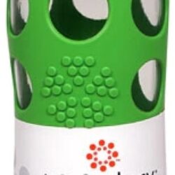 Garrafa de Vidro Lifefactory 624ml (21 oz) com Tampa Clássica e Manga de Silicone Verde Musgo - Saúde e Sustentabilidade