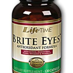 Lifetime Brite Eyes™ Fórmula Antioxidante com Vitaminas e Extratos Naturais - 120 Cápsulas