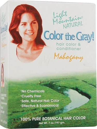 Tinta Natural Light Mountain Color The Gray Mahogany - 207ml: Coloração Suave e Saudável