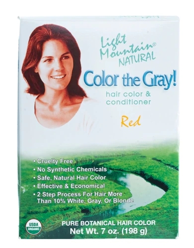 Tintura Natural Light Mountain Color The Gray Red 207ml - Cobre os Grisalhos com Saúde