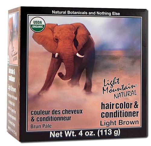 Tintura Natural e Condicionador Light Brown Light Mountain - 118ml