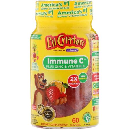 L'il Critters Immune C™ Plus Zinc & Vitamin D Assorted Fruit -- 60 Gummies