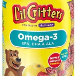 L'il Critters Ômega-3 Gomas Sabor Raspberry Lemonade - 120 Unidades