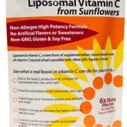 Vitamina C Lipossomal de Girassol Lipo Naturals - 425g: Potência e Absorção Máxima