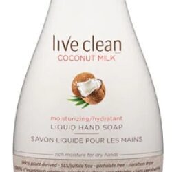 Sabonete Líquido Hidratante Live Clean com Leite de Coco - 503ml (17 fl oz)