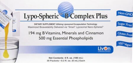 LivOn Laboratories Lypo-Spheric™ B-Complex plus -- 30 Packets