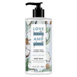Sabonete Líquido Love Beauty and Planet Água de Coco e Mimosa 400ml - Hidratação e Perfume Suave