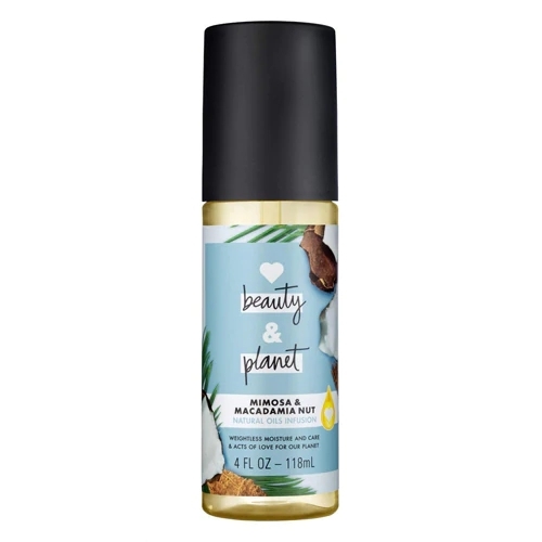 Love Beauty and Planet Infusão de Óleos Naturais de Mimosa e Macadâmia - 118ml | Cabelos Radiantes