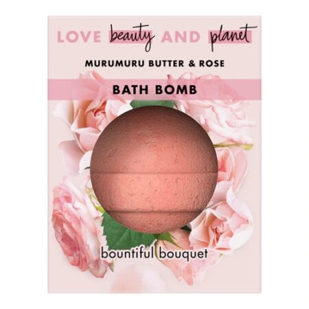 Love Beauty and Planet Murumuru Butter and Rose Bath Bomb -- 1 Ball