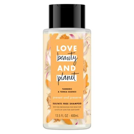 Love Beauty and Planet Turmeric and Tonka Essence Sulfate Free Shampoo -- 13.5 fl oz