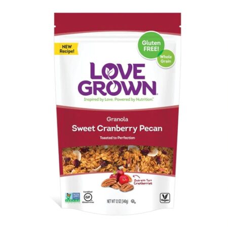 Love Grown Granola Gluten Free Sweet Cranberry Pecan -- 12 oz