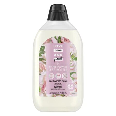 Love Home & Planet Detergent Rose + Muru 23.1 oz