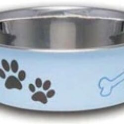 Loving Pets Murano Blue Bella Bowl Pequena - 1 Tigela para Cães e Gatos