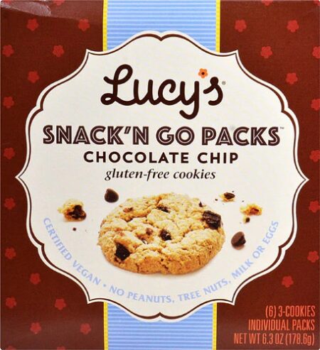 Lucy's Gluten Free Snack 'n Go Packs Chocolate Chip -- 6.3 oz