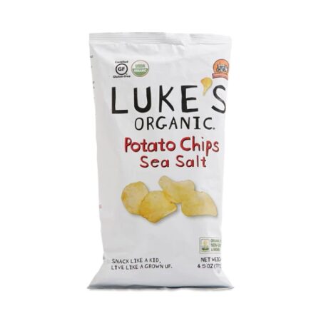 Luke's Organic Potato Chips Sea Salt -- 4.5 oz