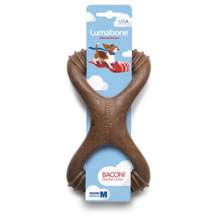 Lumabone Bacon Flavor Dental Chew Medium -- 1 Toy