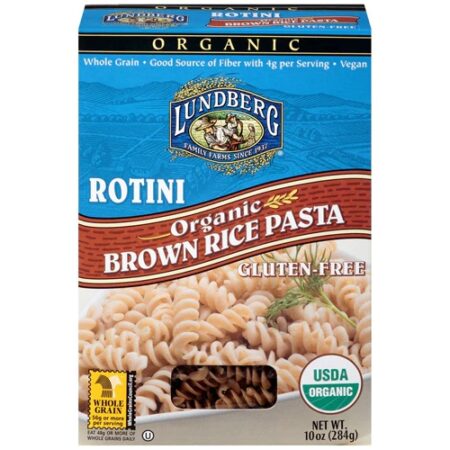 Lundberg Organic Brown Rice Pasta Rotini -- 10 oz