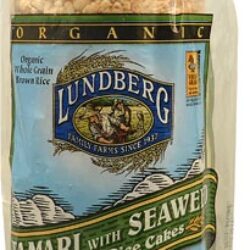 Bolacha de Arroz Integral Orgânico Lundberg Tamari com Algas Marinhas - 240g