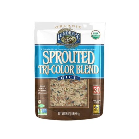 Lundberg Organic Sprouted Tri-Color Rice Blend -- 16 oz