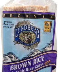 Bolachas de Arroz Integral Orgânico Lundberg - 240g: Leveza e Nutrição para o Seu Dia