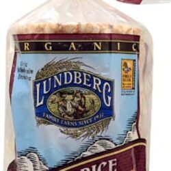 Biscoitos de Arroz Selvagem Orgânico Lundberg Levemente Salgados - 240g
