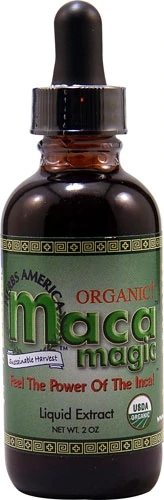 Extrato Líquido Orgânico Maca Magic - 59ml (2 fl oz) - Energia e Vitalidade Natural