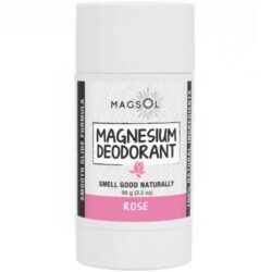 Desodorante Magsol Magnésio Rosa - 90.7g - Controle de Odores Natural e Suave