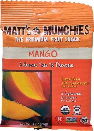 Snack de Fruta Manga Matt's Munchies Premium - 28.35g: Sabor Tropical e Nutrição Essencial