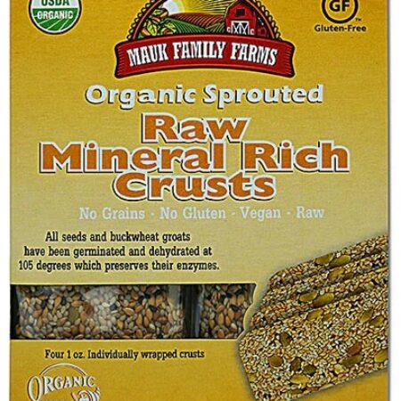 Mauk Family Farms Crustas Cruas Orgânicas Germinadas Ricas em Minerais – 113g — foto 1