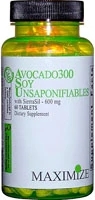 Maximum International Avocado 300 ASU com SierraSil - 60 Cápsulas (600mg)