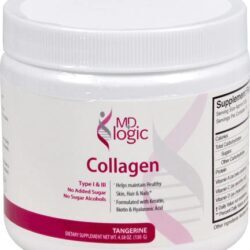 Colágeno em Pó Sabor Tangerina MD Logic - 130g: Beleza e Saúde de Dentro para Fora