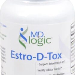 MD Logic Estro-D-Tox 60 Cápsulas Vegetarianas Não-OGM - Equilíbrio Hormonal Natural